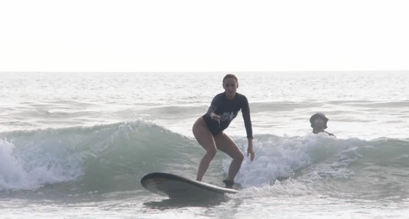 beginner surf lesson in Legian Bali 2026